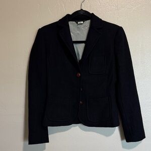 J. Crew Women's Black wool Blazer